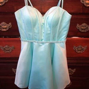 Light blue dress, WORN ONCE, PERFECT CONDITION